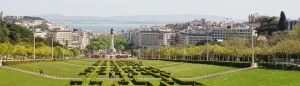 Praça Marques de Pombal ao lado da Universidade Autonoma