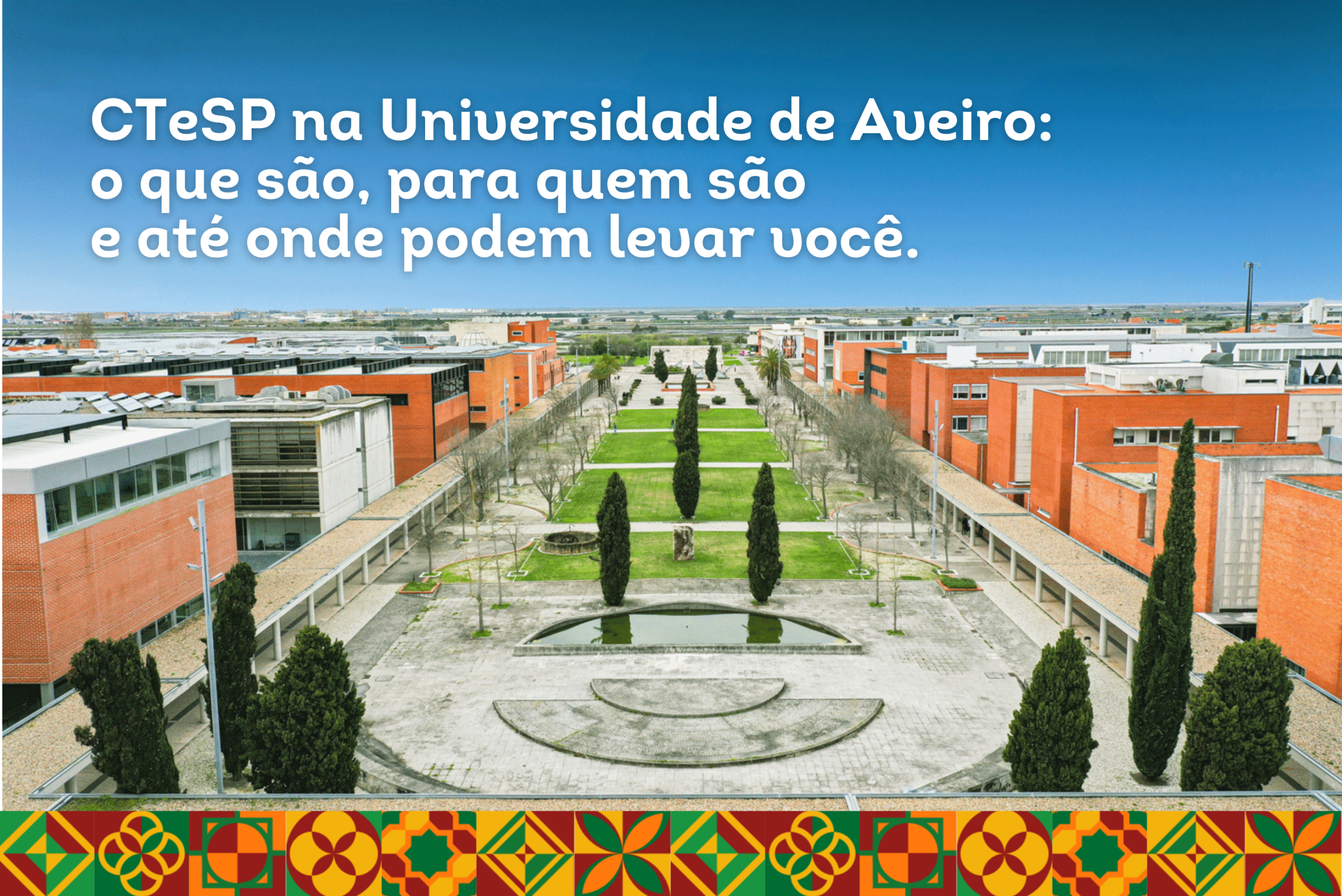 CTeSP na Universidade de Aveiro: o que são, para quem são e até onde podem levar você.